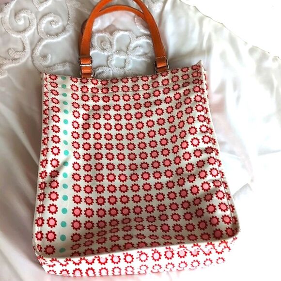 Orla Kiely Rare Floral Retro Canvas Tote - Picture 17 of 17